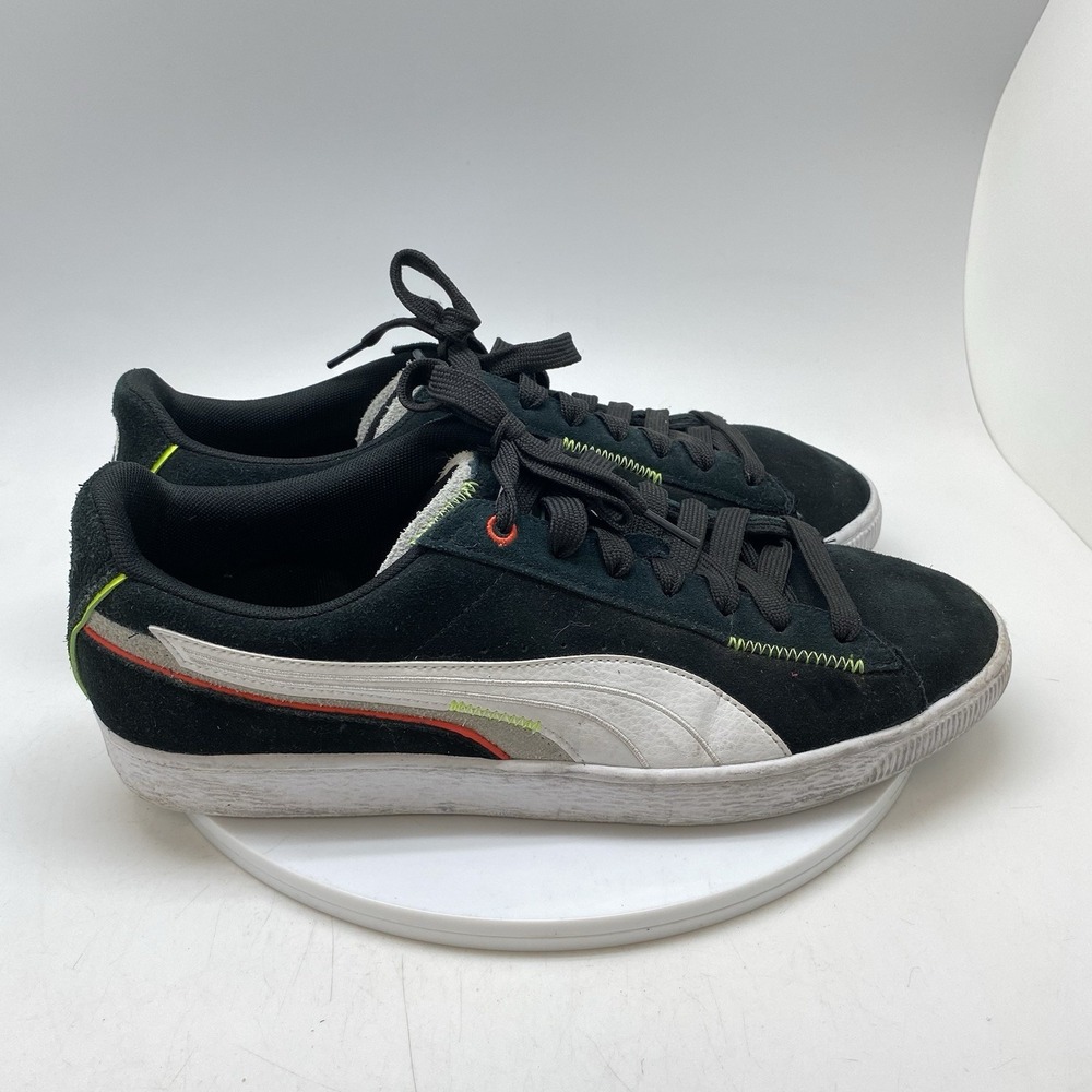 Puma Palermo Suede Sneakers Mens‎ 11.5 382875-05 Casual Athletic Black Shoes